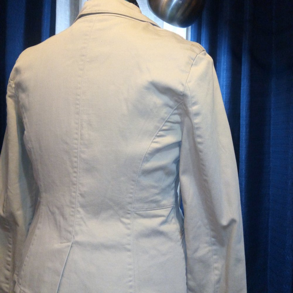 Calvin Klein Jeans Tan Hourglass Blazer Sz M - Picture 6 of 15